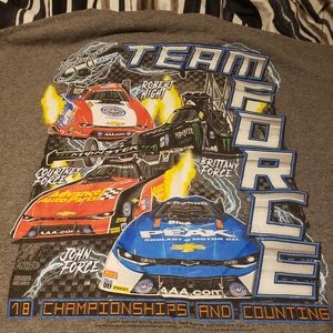 John Force team XL tshirt